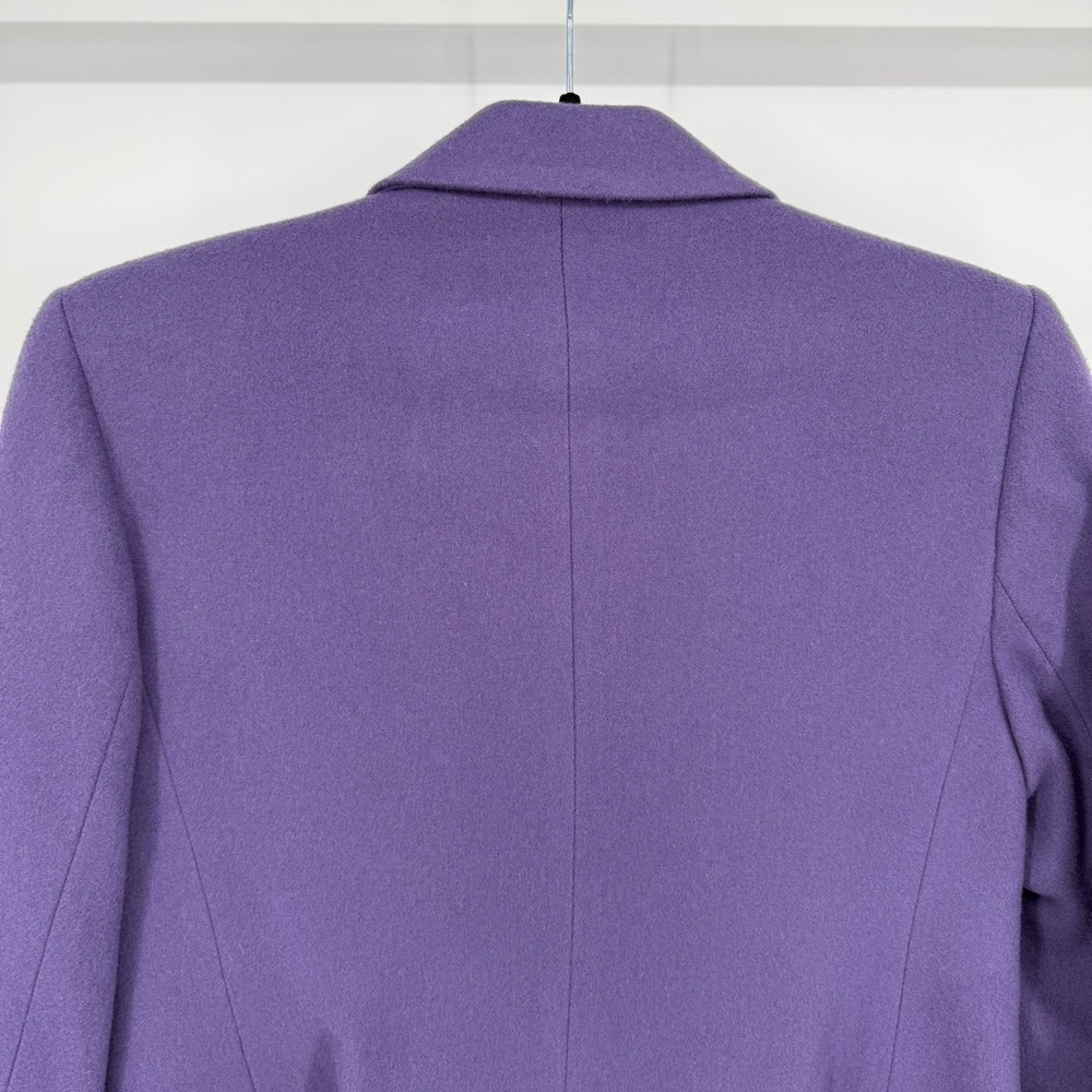 L.L.Bean Wool Cashmere Blazer 4P Career Office Jacket Made In USA Petite Vintage - Picture 6 of 13